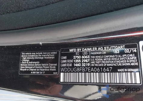 2014 Mercedes-Benz S 550 4Matic from USA, damaged, VIN WDDUG8FB7EA061647